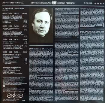 2LP Alexander Glazunov: Symphonien 2•4•7 • Konzertwalzer