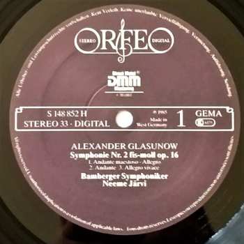 2LP Alexander Glazunov: Symphonien 2•4•7 • Konzertwalzer