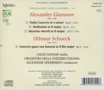 CD Alexander Glazunov: Violin Concertos