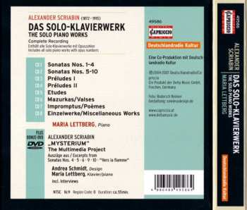 8CD/DVD/Caja Alexander Scriabine: Das Solo-Klavierwerk - The Solo Piano Works - Complete Recording