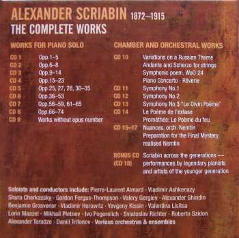 18CD/Caja Alexander Scriabine: The Complete Works