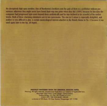 2CD Ludwig van Beethoven: Piano Sonatas - Vol. 2