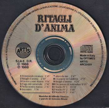 CD Alfredo Tisocco: Ritagli D'Anima