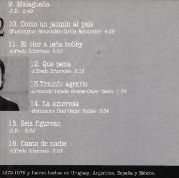 CD Alfredo Zitarrosa: Antología 1936-1989: 2