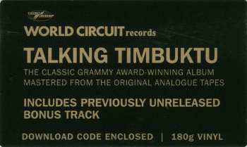 2LP Ali Farka Touré: Talking Timbuktu