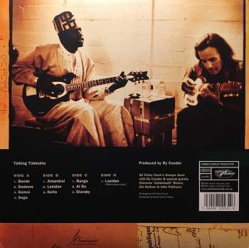 2LP Ali Farka Touré: Talking Timbuktu