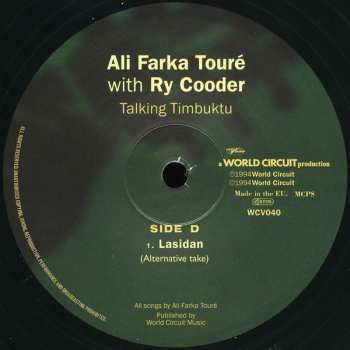 2LP Ali Farka Touré: Talking Timbuktu
