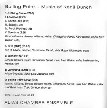 CD ALIAS Chamber Ensemble: Boiling Point