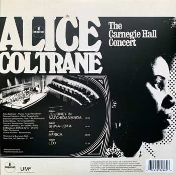 2LP Alice Coltrane: The Carnegie Hall Concert
