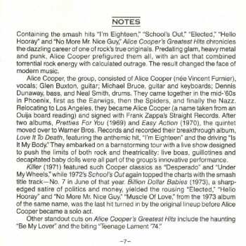 CD Alice Cooper: Alice Cooper's Greatest Hits