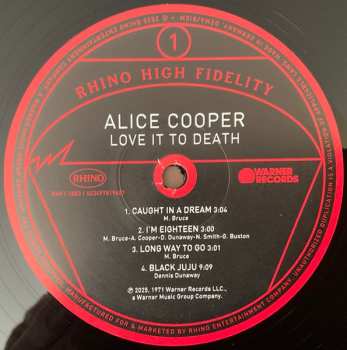 LP Alice Cooper: Love It To Death LTD | NUM