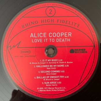 LP Alice Cooper: Love It To Death LTD | NUM