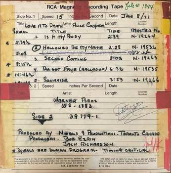 LP Alice Cooper: Love It To Death LTD | NUM