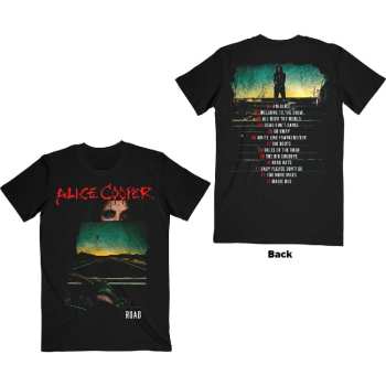 Mercancía Alice Cooper: Alice Cooper Unisex T-shirt: Road Cover Tracklist (back Print) (medium) M