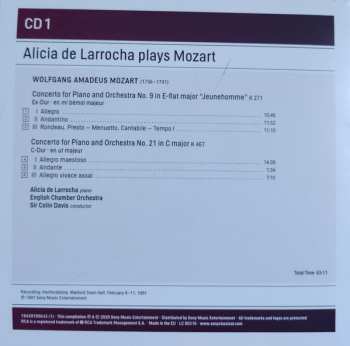 6CD/Caja Wolfgang Amadeus Mozart: Piano Concertos Nos. 9, 10, 19-27 - Sonata For 2 Pianos
