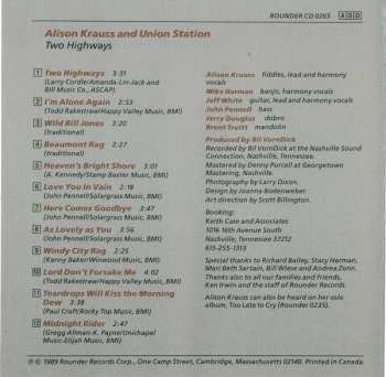 CD Alison Krauss & Union Station: Two Highways