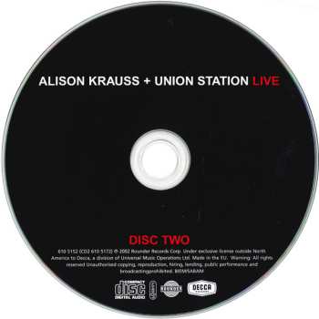 2CD Alison Krauss & Union Station: Live