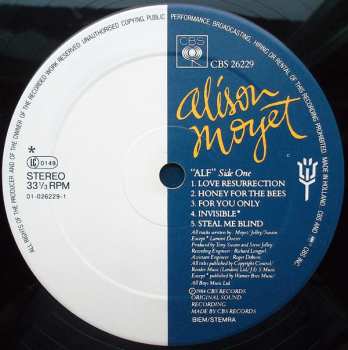 LP Alison Moyet: Alf
