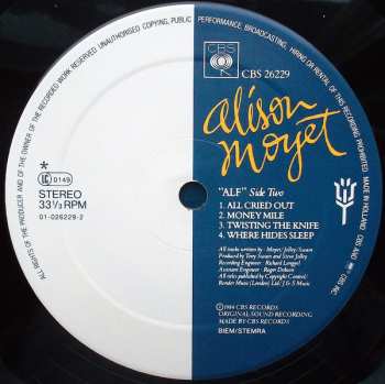 LP Alison Moyet: Alf