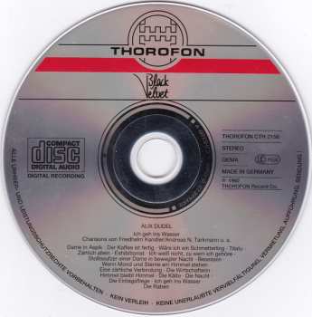 CD Alix Dudel: Ich Geh Ins Wasser