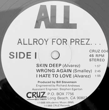 LP ALL: Allroy For Prez