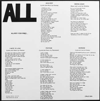 LP ALL: Allroy For Prez