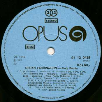 LP Alojz Bouda: Organ Fascination