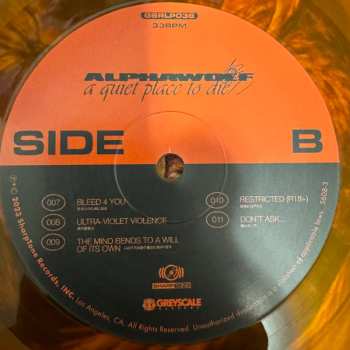 LP Alpha Wolf: A Quiet Place To Die CLR | LTD