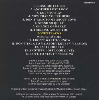 4CD/Caja Altered Images: The Epic Years