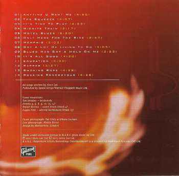 CD Alvin Lee: Saguitar