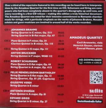 6CD/Caja Amadeus-Quartett: The RIAS Recordings, Vol. V - Romanitcism