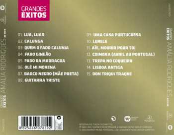 CD Amália Rodrigues: Grandes Êxitos Ao Vivo