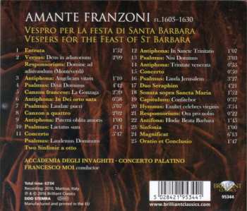 CD Concerto Palatino: Vespro Per La Festa Di Santa Barbara