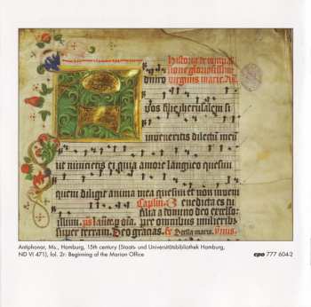 CD Amarcord: Historia de Compassione Mariae: Musica Sacra Hamburgensis 1600-1800: Marian Office, 15th Century