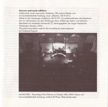 CD Amarcord: Historia de Compassione Mariae: Musica Sacra Hamburgensis 1600-1800: Marian Office, 15th Century