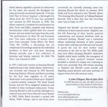CD Amazing Blondel: England / Blondel
