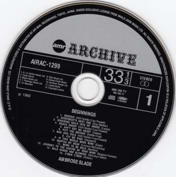 CD Ambrose Slade: Beginnings = ビギニングズ LTD