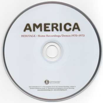 CD America: Heritage: Home Recordings/Demos 1970-1973
