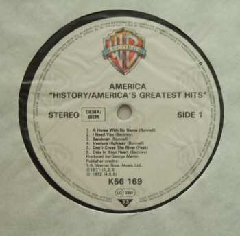 LP America: History · America's Greatest Hits