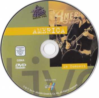 DVD America: In Concert 