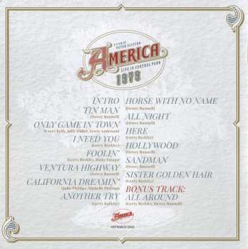 CD/DVD America: Live In Central Park 1979