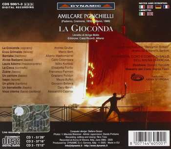3CD/Caja Orchestra Del Teatro Arena Di Verona: La Gioconda