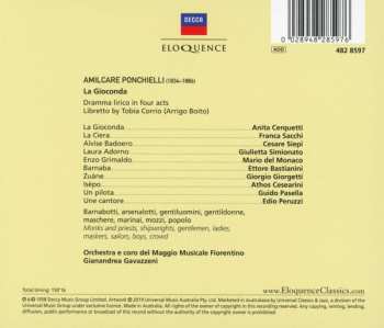 2CD Cesare Siepi: La Gioconda