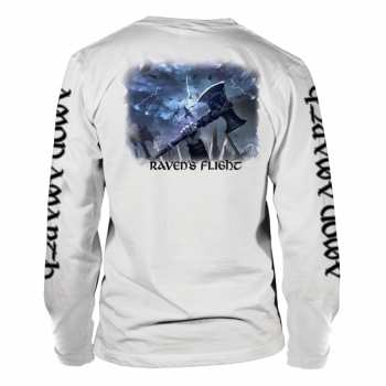 Mercancía Amon Amarth: Tričko S Dlouhým Rukávem Raven's Flight (white) M