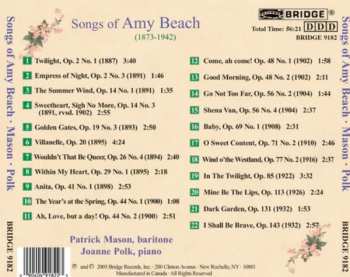 CD Amy Marcy Cheney Beach: Songs Of Amy Beach