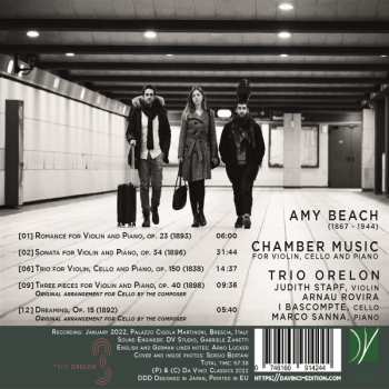 CD Amy Marcy Cheney Beach: Chamber Music For Violin, Cello And Piano