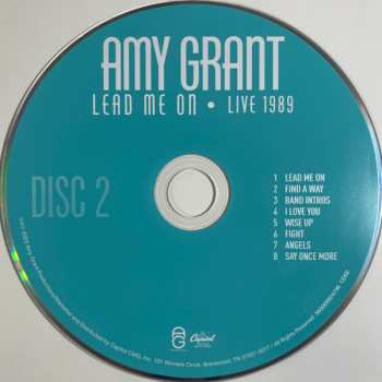 2CD Amy Grant: Lead Me On Live 1989