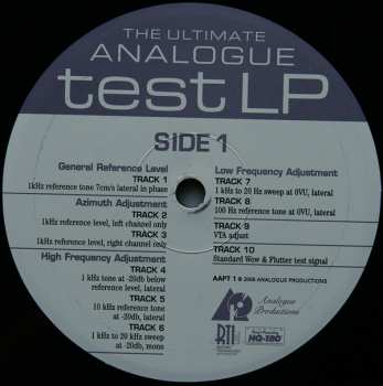 LP Analogue Productions: Ultimate Analogue Test LP LTD