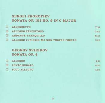 CD Anastasia Yasko: 20th Century Russian Piano Sonatas