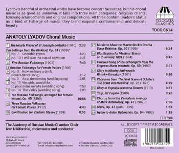 CD Anatoly Liadov: Choral Music